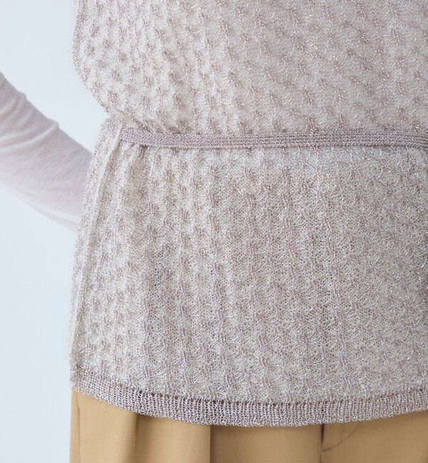 MACPHEE「ルレックスモヘヤ タンクトップ」|ベスト・ジレ|