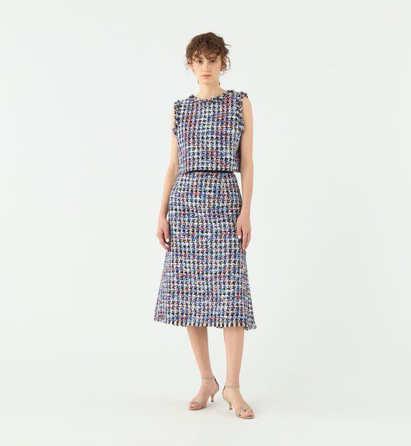 TOMORROWLAND collection「トリコロールシェパード フロンタブルジレ」|ベスト・ジレ|