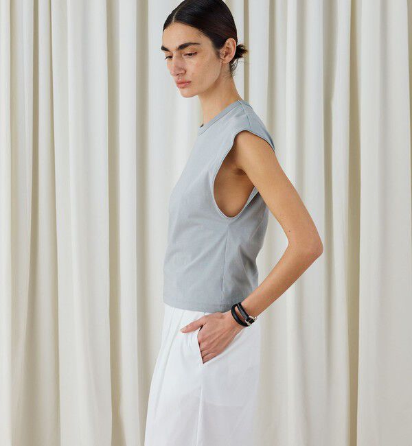 DES PRES「プレーンジャージー フレンチスリーブプルオーバー」|Tシャツ・カットソー|