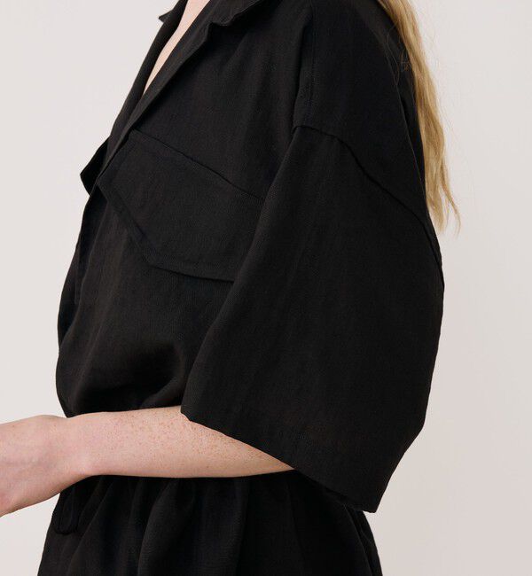 TOMORROWLAND GOODS「HAVERSACK サファリプルオーバー」|シャツ・ブラウス|