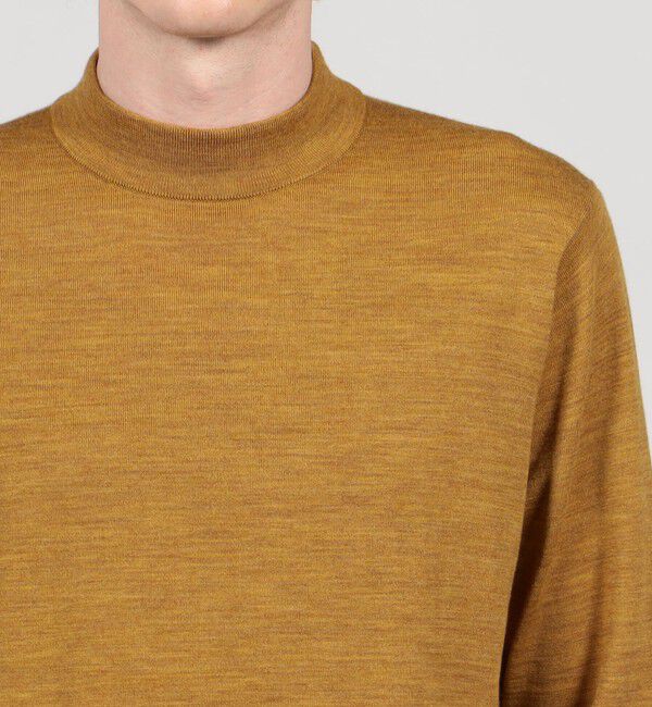 TOMORROWLAND MENS「TOMORROWLAND tricot スーパーファインメリノウール モックネックプルオーバー S-WOOL」|ニット・セーター|