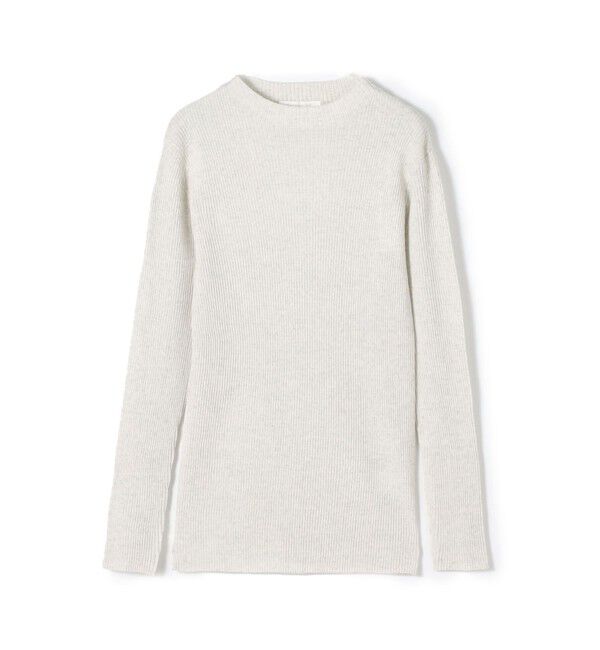 GALERIE VIE「プルミエールウールリブ ボトルネックプルオーバー」|ニット・セーター|13 ライトグレー
