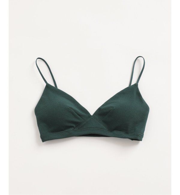 EMILYWEEK「【RESET】オーガニックコットン混 ブラ（グレー、グリーン）」|インナー|