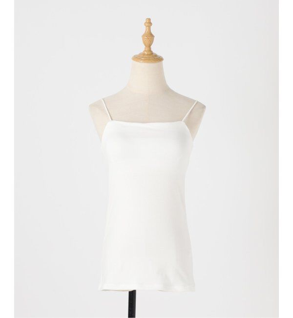 EMILYWEEK「《追加3》オーガニックコットン混 ストレッチブラキャミソール（グレー）」|インナー|