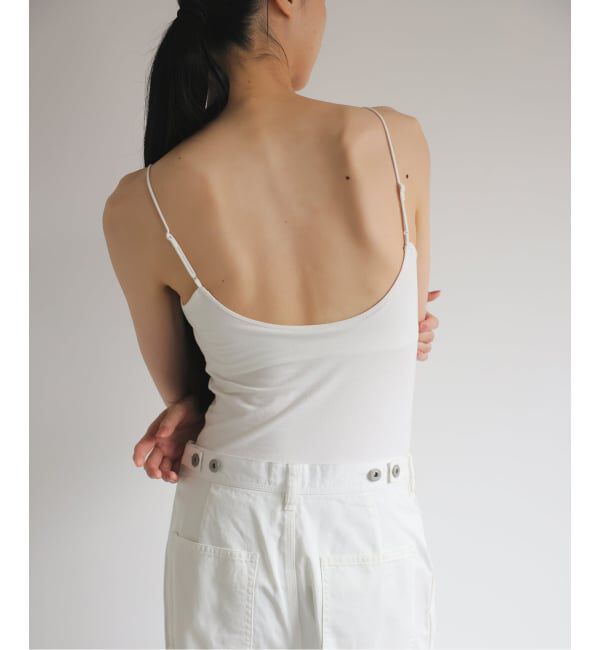 EMILYWEEK「《追加3》オーガニックコットン混 ストレッチブラキャミソール（グレー）」|インナー|