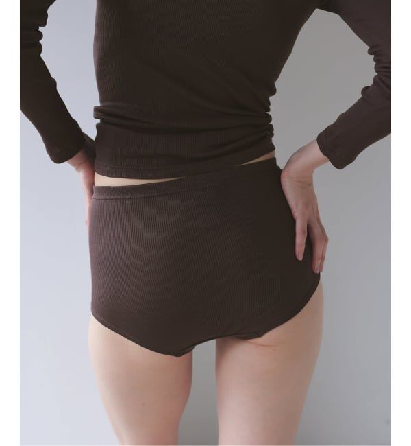 EMILYWEEK「シルクテレコリブショーツ」|インナー|