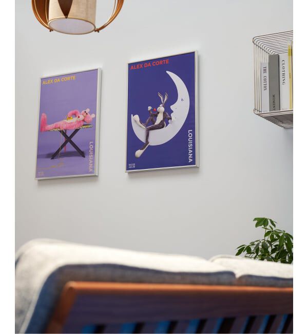 journal standard Furniture「【LOUSIANA POSTER】Alex Da Corte - Rubber Pencil Devil rabbit A2」|その他|