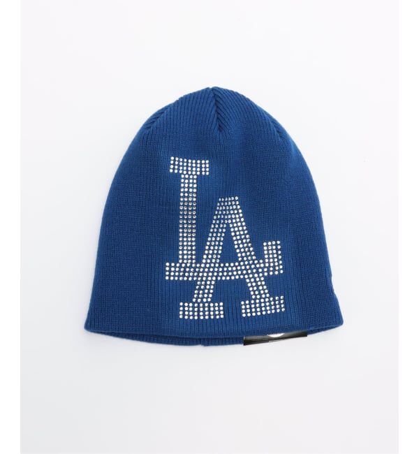JOINT WORKS「NEW ERA / ニューエラ BEANIE BIG RHINESTONE」|ニット帽|ブルー A