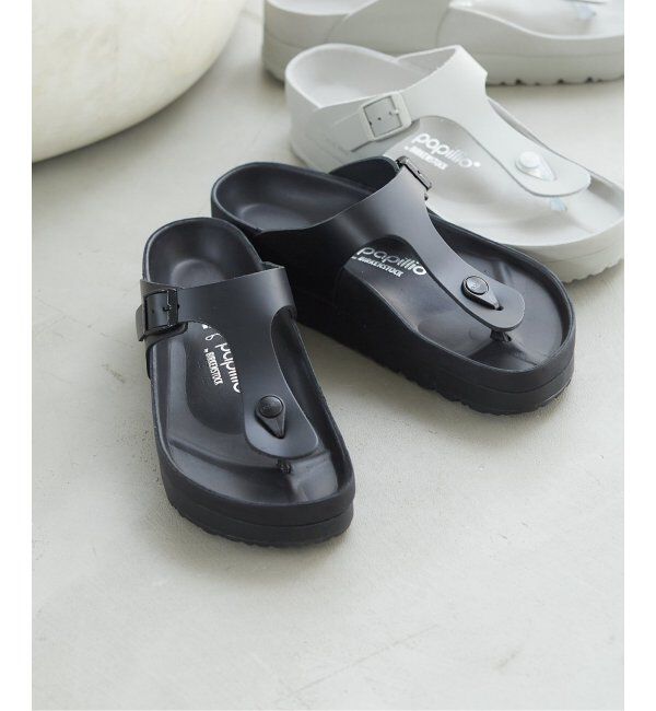 Plage「BIRKENSTOCK/ ビルケンシュトック PAPILLIO GIZEH FLEX PLATFORM サンダル」|サンダル|ブラック