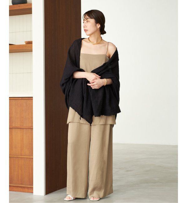 Plage「《追加》fibril linen 混 キャミソール」|キャミソール|