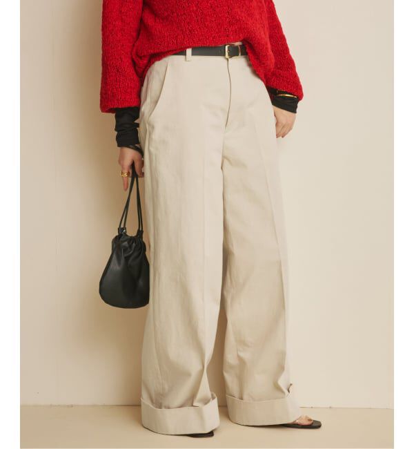 Plage「organic cotton chino パンツ」|チノ|ナチュラル