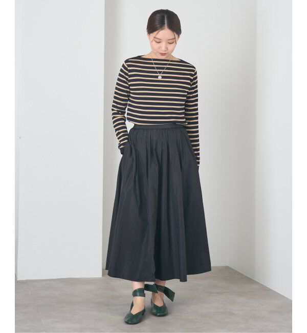 IENA「タフタフレアスカート」|スカート|