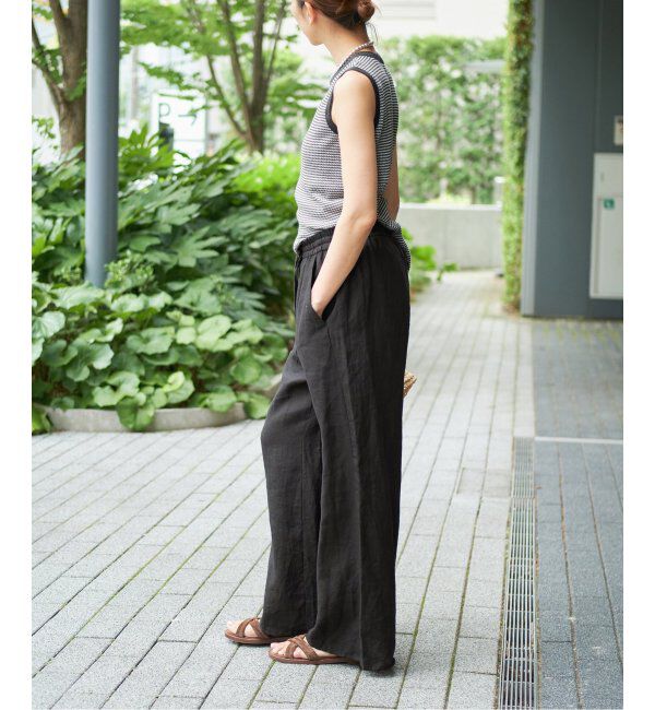 IENA LA BOUCLE「IENA LA BOUCLE リネンブロードイージーパンツ」|その他|