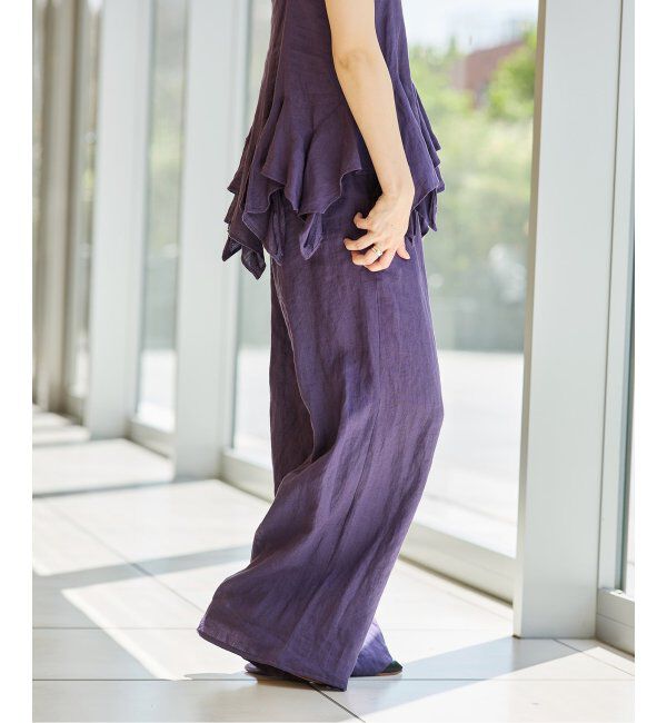 IENA LA BOUCLE「IENA LA BOUCLE リネンブロードイージーパンツ」|その他|