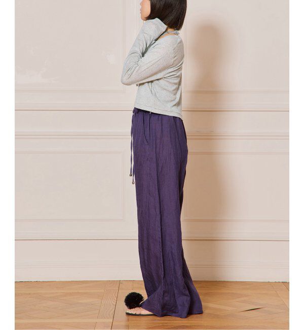 IENA LA BOUCLE「IENA LA BOUCLE リネンブロードイージーパンツ」|その他|