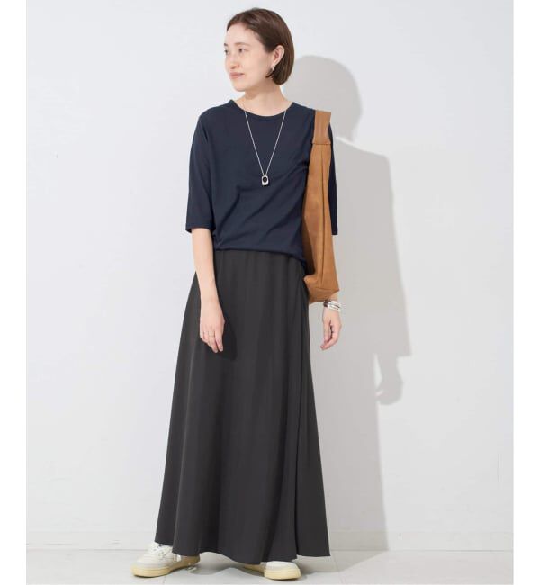 SLOBE IENA「《3サイズ展開/追加2》フィブリルマーメイドフレアスカート」|スカート|