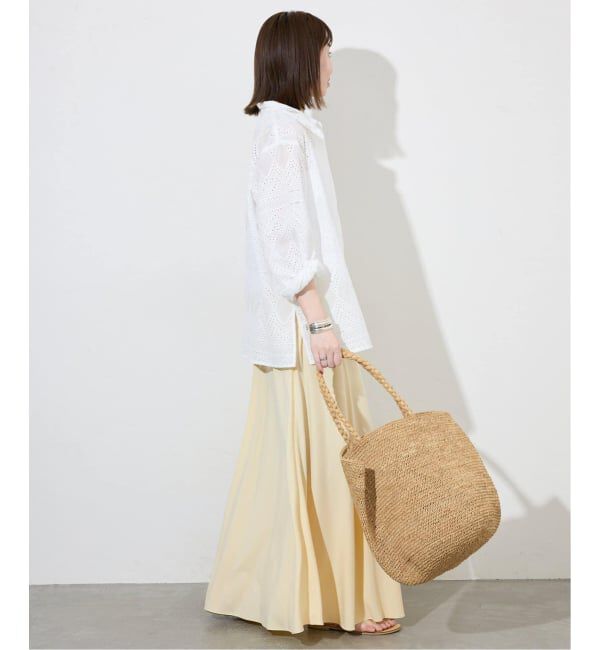 SLOBE IENA「《3サイズ展開/追加2》フィブリルマーメイドフレアスカート」|スカート|