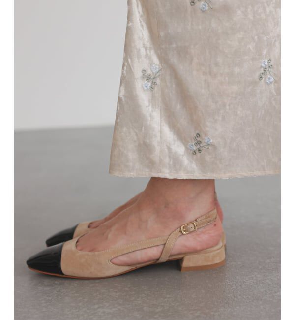 SLOBE IENA「SLOBE パテントバックスリングパンプス」|パンプス|