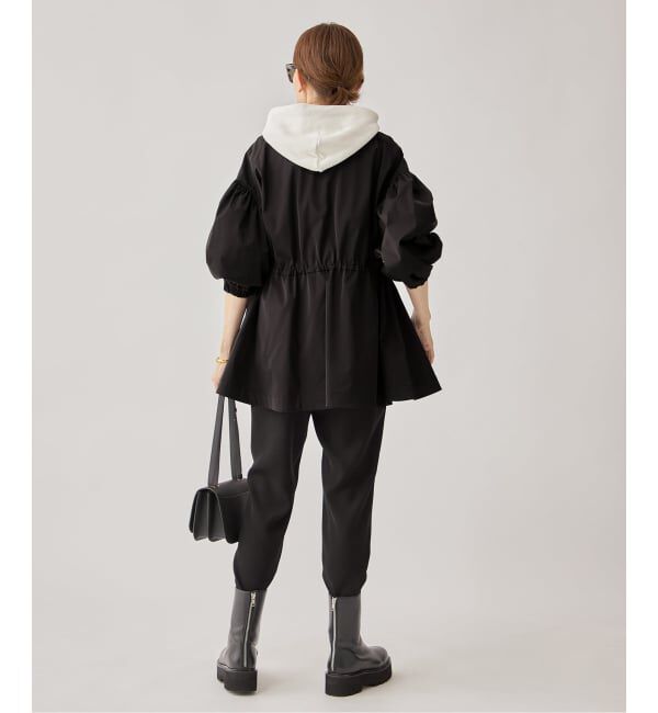 VERMEIL par iena「《追加》ノーカラーギャザーZIPブルゾン」|その他|