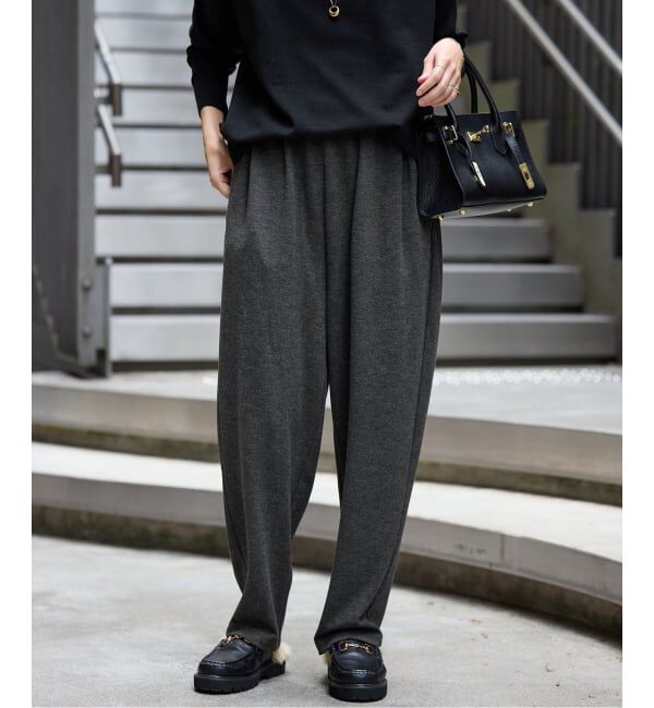 SLOBE IENA「ギャザーイージパンツ」|その他|