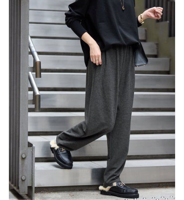 SLOBE IENA「ギャザーイージパンツ」|その他|