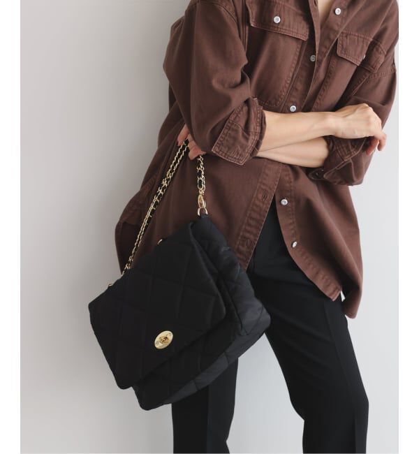 SLOBE IENA「OUTDOOR/アウトドア SLOBE別注 キルティンクショルダーバッグ」|ショルダー・メッセンジャー|