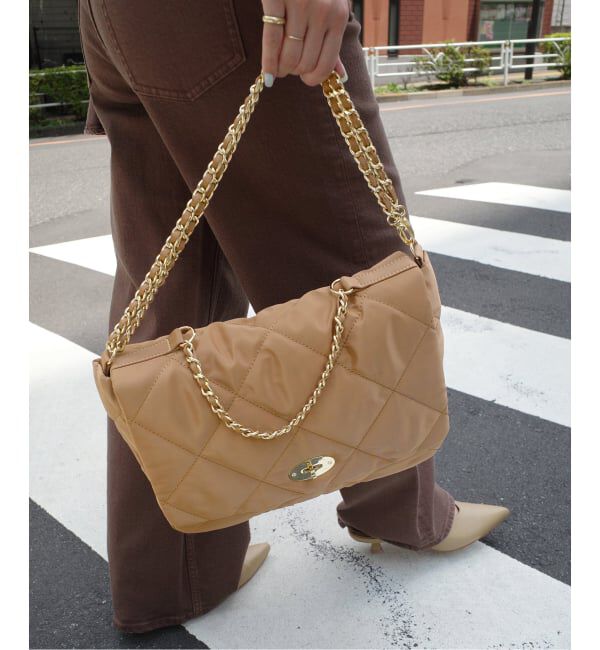 SLOBE IENA「OUTDOOR/アウトドア SLOBE別注 キルティンクショルダーバッグ」|ショルダー・メッセンジャー|