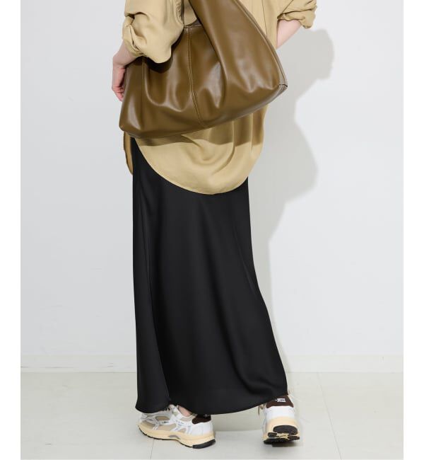 SLOBE IENA「サテンナロースカート」|スカート|