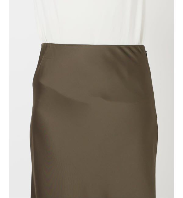 SLOBE IENA「サテンナロースカート」|スカート|