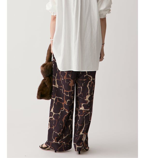 VERMEIL par iena「giraffe pattern ドロストパンツ」|その他|