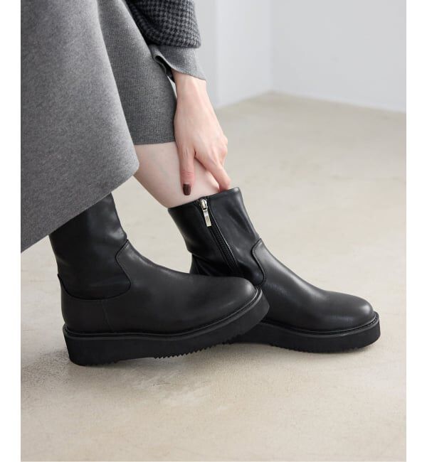 SLOBE IENA「《追加》SLOBE レザーブーツ」|ショートブーツ|