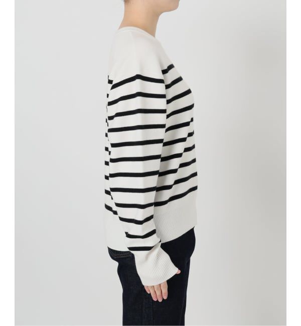SLOBE IENA「パネルボーダーニット」|ニット・セーター|