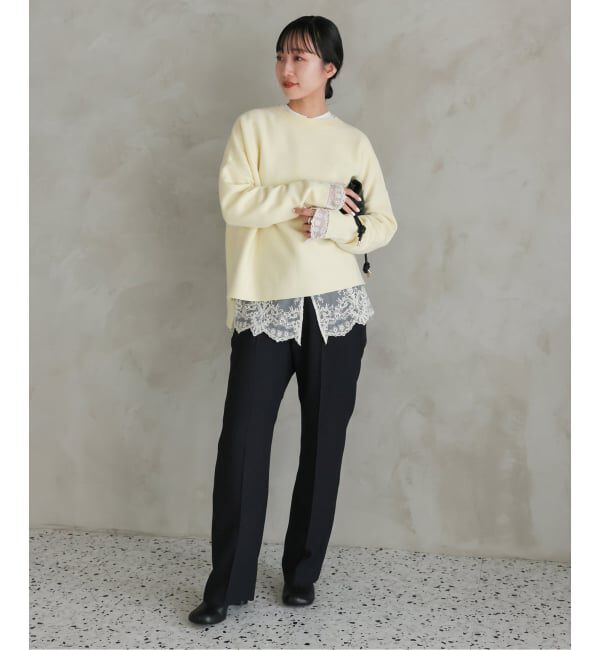 SLOBE IENA「チュールレースブラウス」|シャツ・ブラウス|