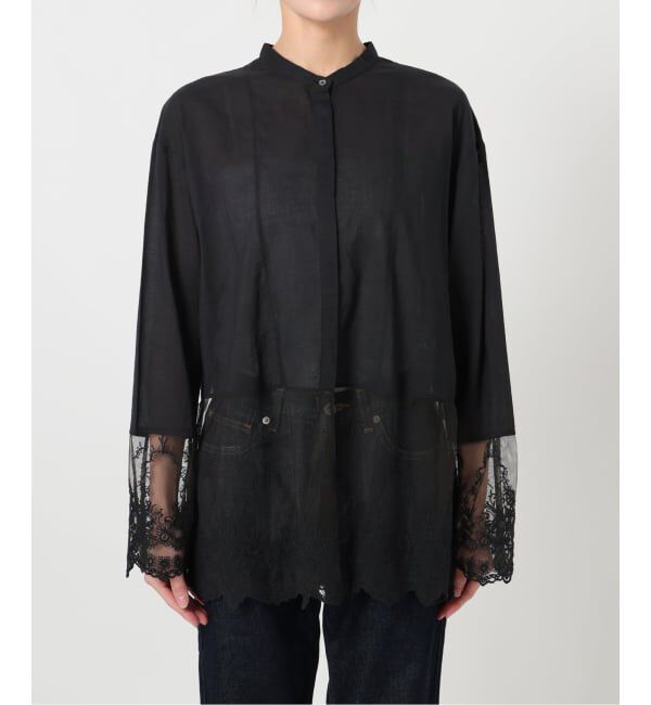 SLOBE IENA「チュールレースブラウス」|シャツ・ブラウス|