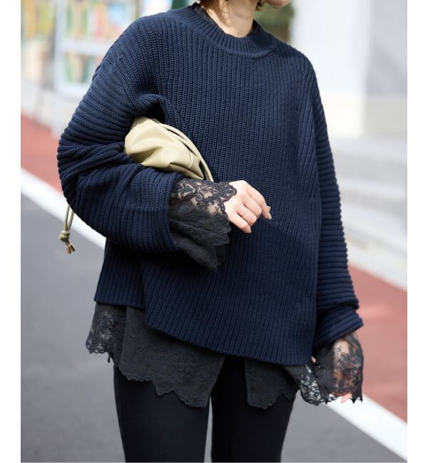 SLOBE IENA「チュールレースブラウス」|シャツ・ブラウス|