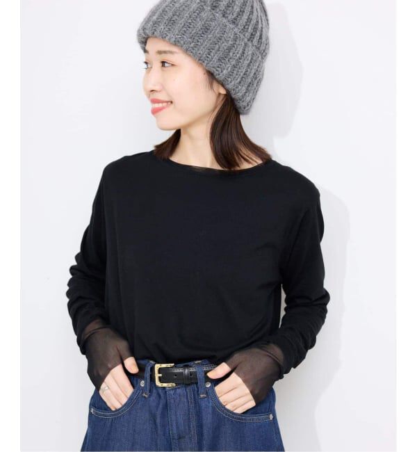 SLOBE IENA「《追加5》レイヤードスリーブロンTEE」|Tシャツ・カットソー|