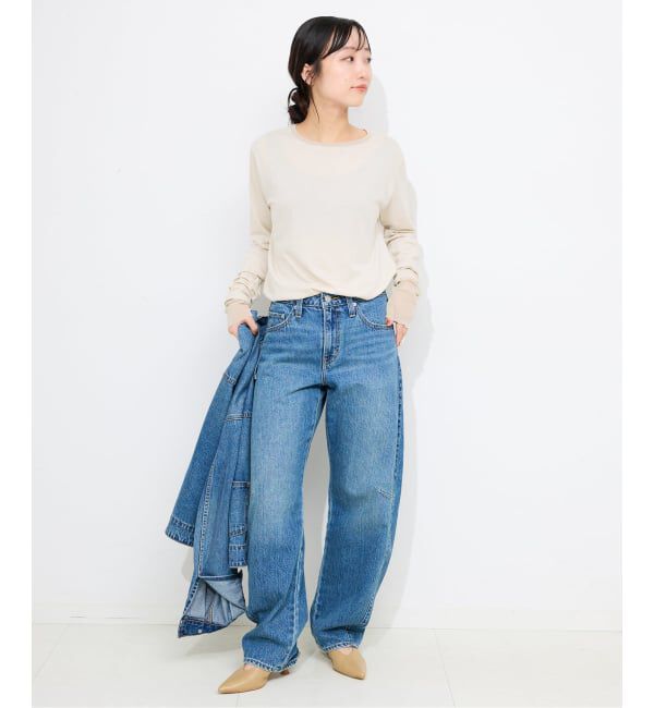 SLOBE IENA「《追加5》レイヤードスリーブロンTEE」|Tシャツ・カットソー|