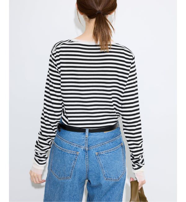 SLOBE IENA「《追加5》レイヤードスリーブロンTEE」|Tシャツ・カットソー|