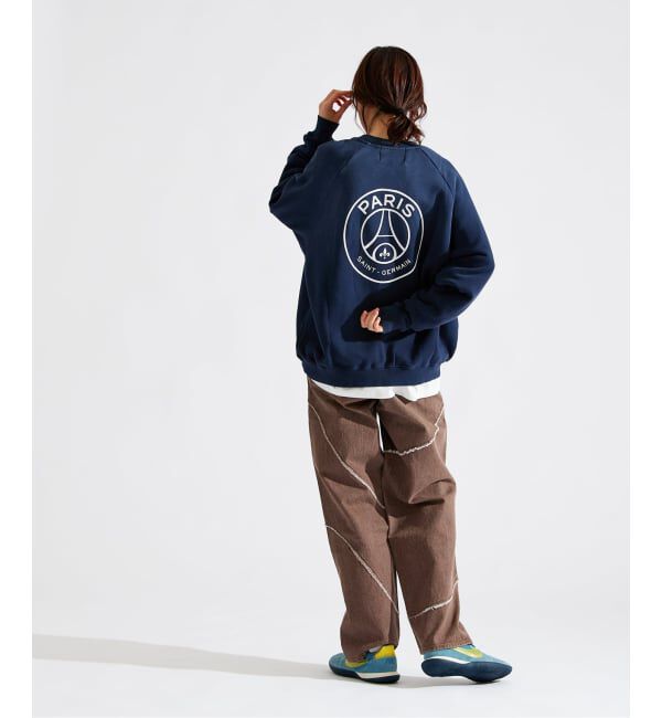 Paris Saint-Germain「【Paris Saint-Germain / パリ・サン＝ジェルマン】JP BACK EMBLEM SWEAT SHIRT」|スウェット・ジャージ|