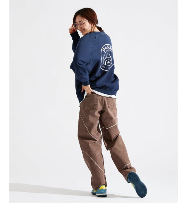 Paris Saint-Germain「【Paris Saint-Germain / パリ・サン＝ジェルマン】JP BACK EMBLEM SWEAT SHIRT」|スウェット・ジャージ|