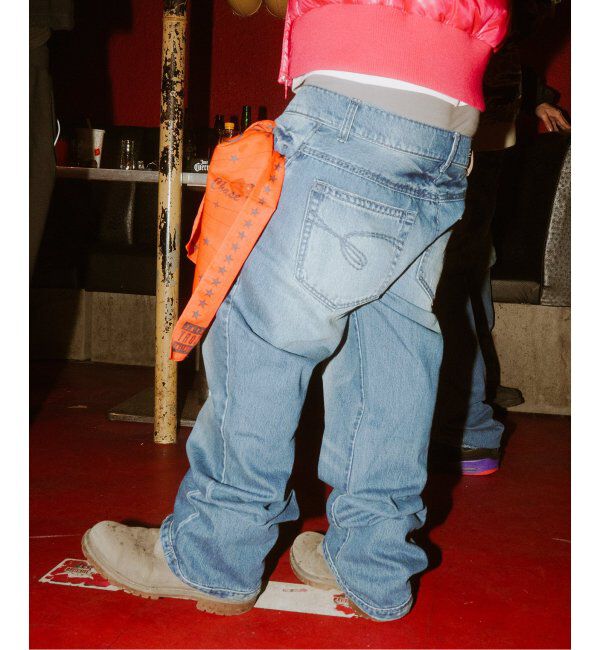 PULP「【VALLAD / バラッド &times; LONER】 ファニースティッチ ジーンズ」|デニム|