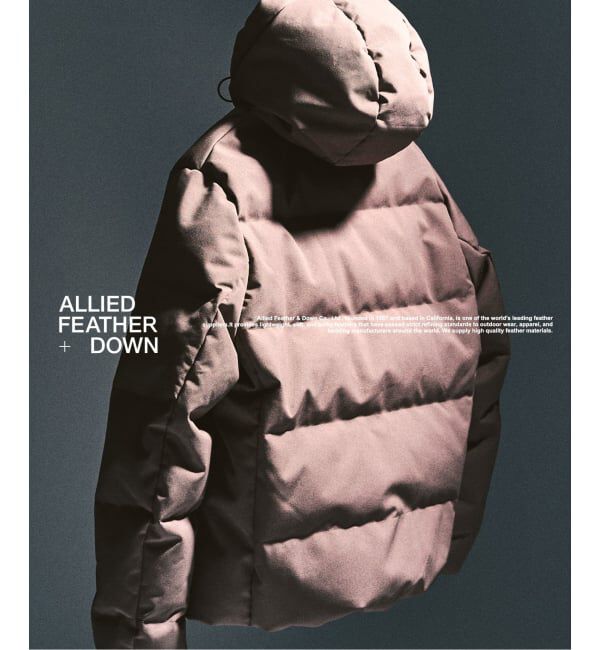 417 EDIFICE「ALLIED FEATHER+DOWN / アライド ダウンブルゾン」|ダウン|