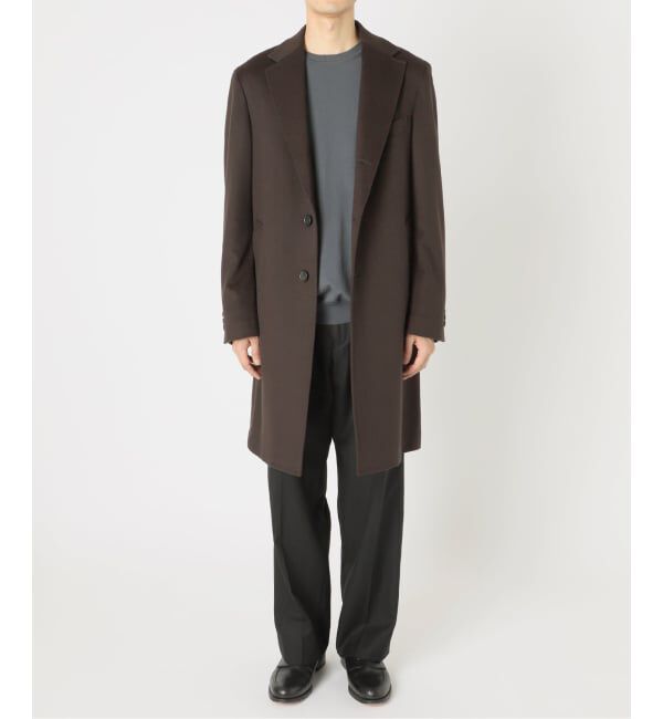 EDIFICE「《追加》SUPER 140&rsquo;s ウール / カシミヤ チェスターコート」|チェスターコート|