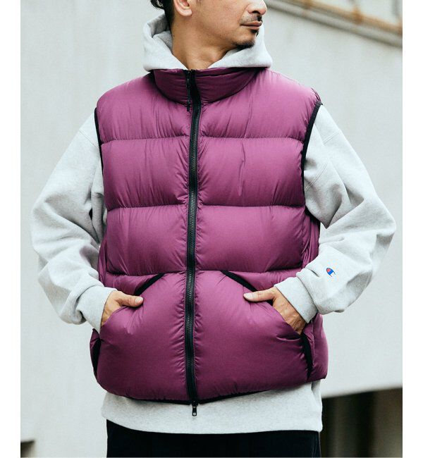 JOURNAL STANDARD relume「【TAION &times; OOM】別注 ダウンベスト」|ダウンベスト・ベスト|パープル