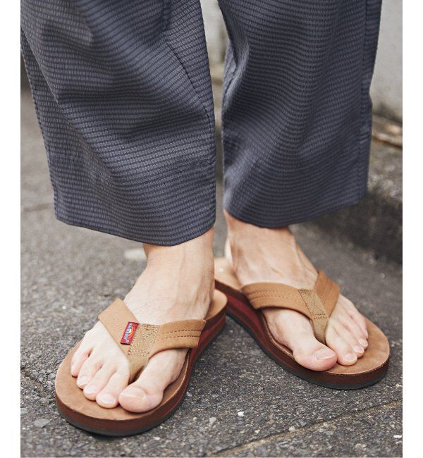 JOURNAL STANDARD relume「RAINBOW SANDALS / レインボーサンダル 別注 Double Layer レザーサンダル」|サンダル|