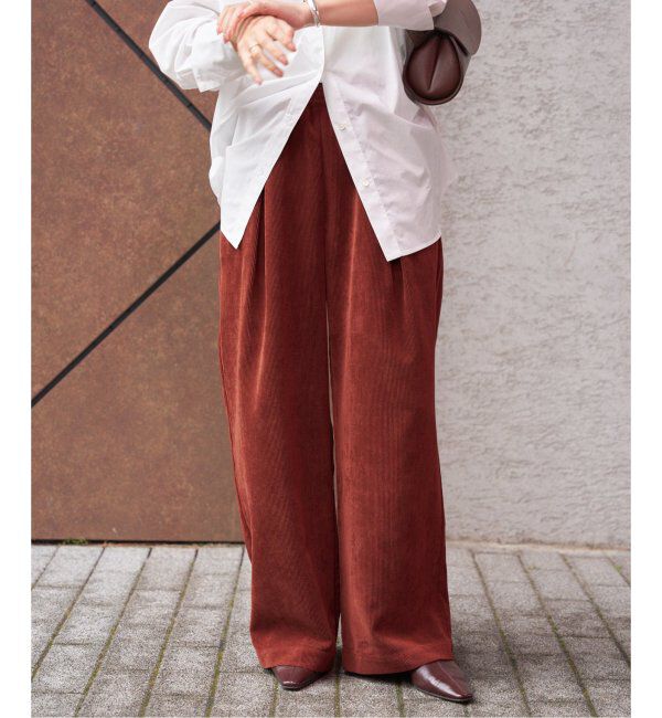 JOURNAL STANDARD「《追加》コーデュロイワイドパンツ」|その他|オールドブラウン
