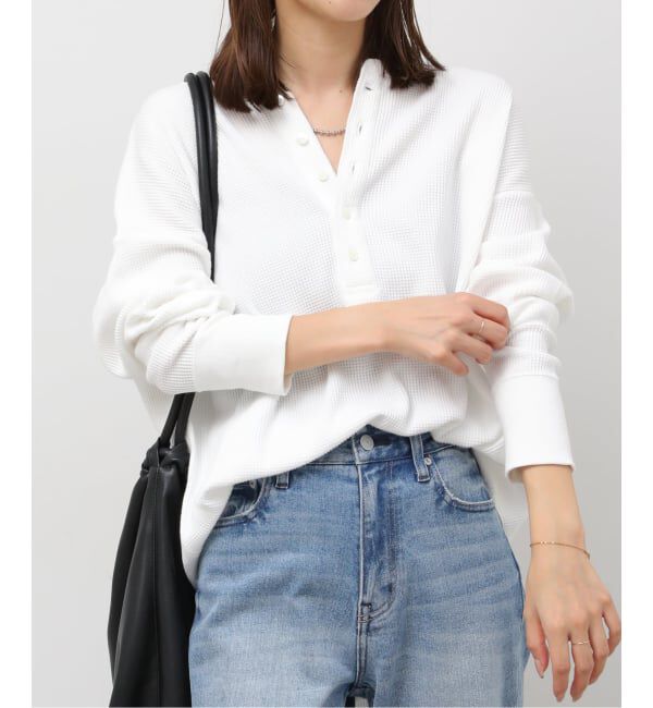 JOURNAL STANDARD relume「別注【Hanes / ヘインズ】ワッフルヘンリーネックプルオーバー」|Tシャツ・カットソー|
