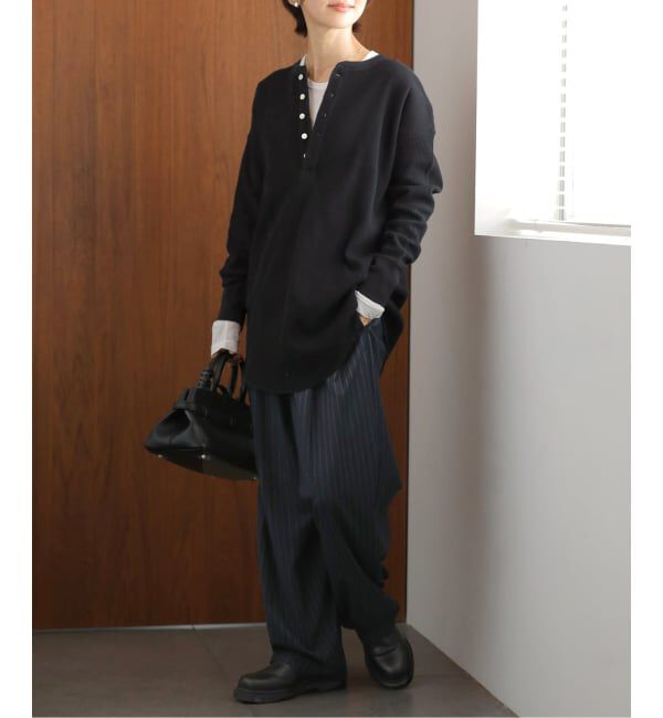 JOURNAL STANDARD relume「別注【Hanes / ヘインズ】ワッフルヘンリーネックプルオーバー」|Tシャツ・カットソー|
