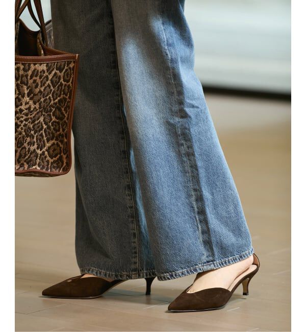 journal standard L'essage「【NEBULONI E. /ネブローニ】スエード アンクルストラップパンプス」|パンプス|