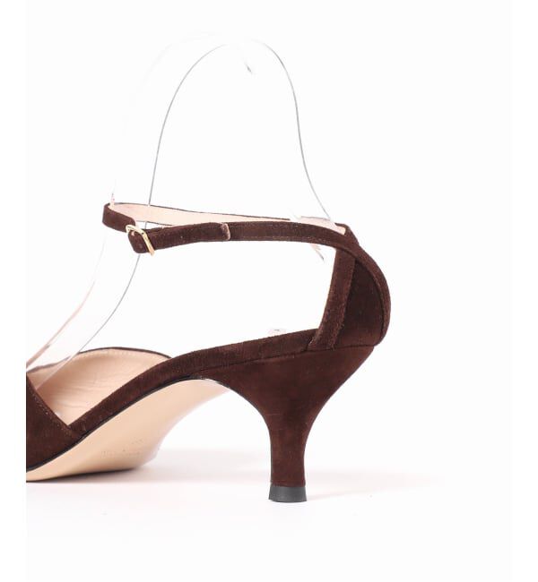 journal standard L'essage「【NEBULONI E. /ネブローニ】スエード アンクルストラップパンプス」|パンプス|